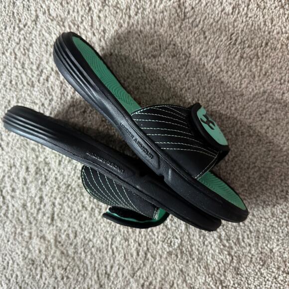 UA Under Armour Adjustable Strap Slides Sandals Open Toe Women's Size 7 - Picture 8 of 10